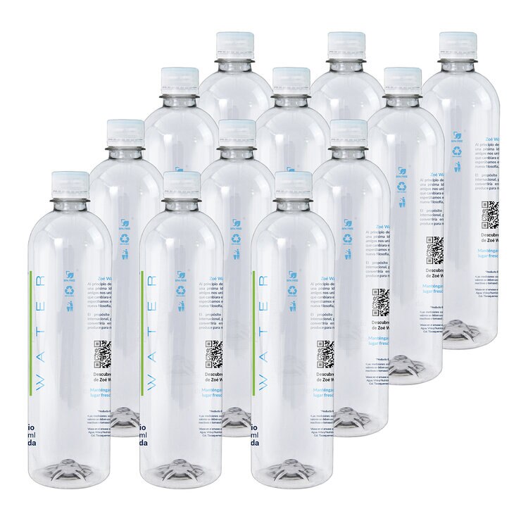 Zoé Water Agua Alcalina 12 pzs de 500 ml — Imagen 3 de 4