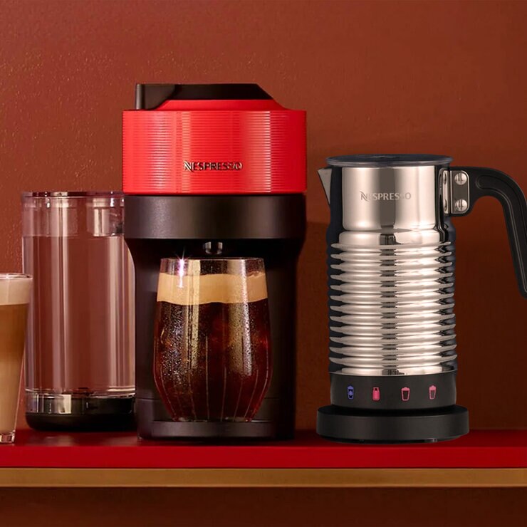 Nespresso Cafetera Vertuo Pop con Aeroccino 4, compatible solo con cápsulas Vertuo — Imagen 2 de 4