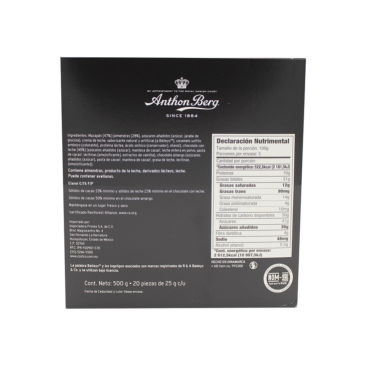 Anthon Berg Mazapán sabor Baileys 500g — Imagen 2 de 2