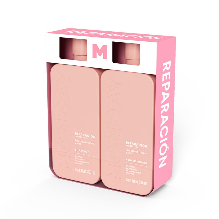 Monday Haircare Shampoo y Acondicionador 2 pzas de 887 ml — Imagen 2 de 4