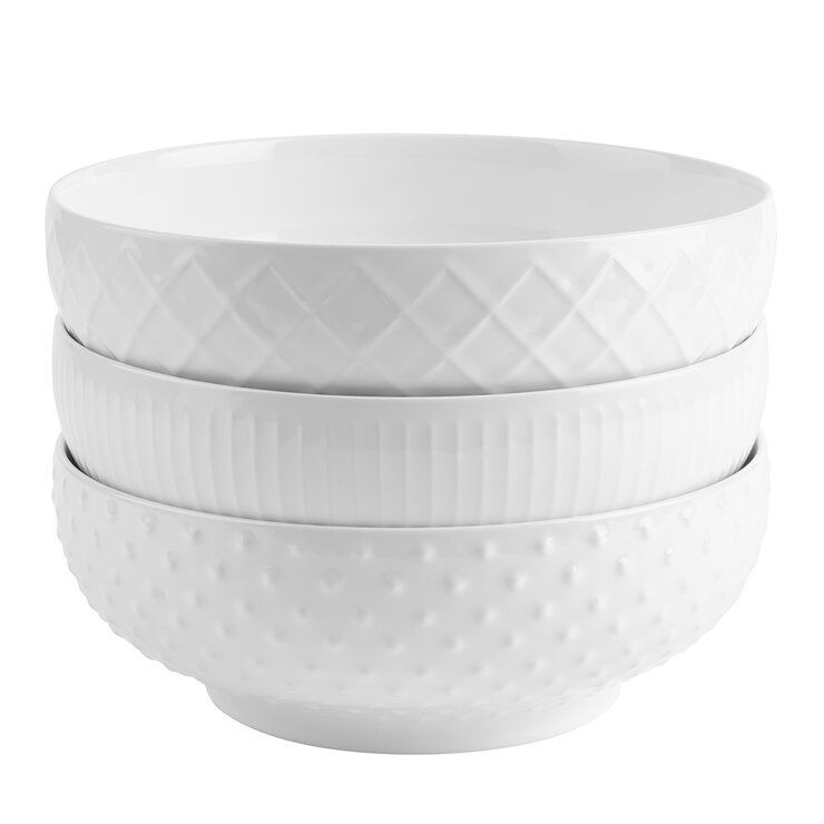 Trudeau juego de tazones de porcelana para servir 3 piezas — Imagen 1 de 3