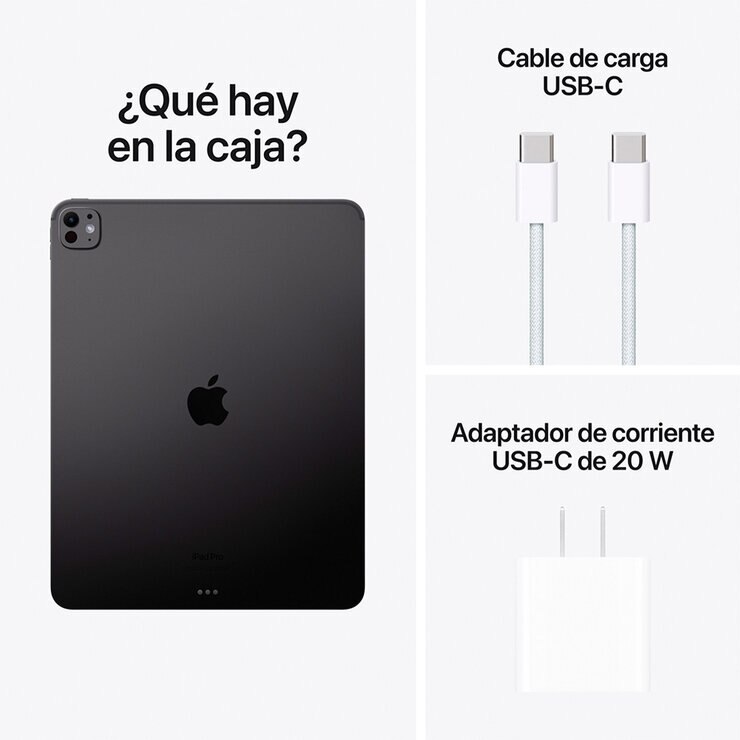 Apple iPad Pro 13" Wi-Fi 1TB Negro Espacial con Vidrio Nanotexturizado — Imagen 2 de 4