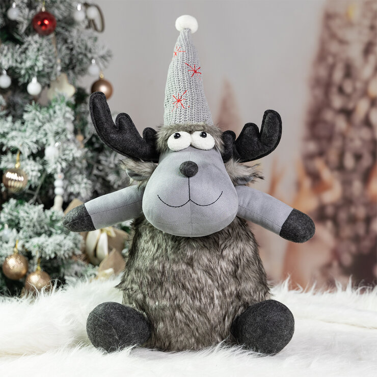 Peluche Decorativo de Reno de Navidad Varios Modelos — Imagen 2 de 3