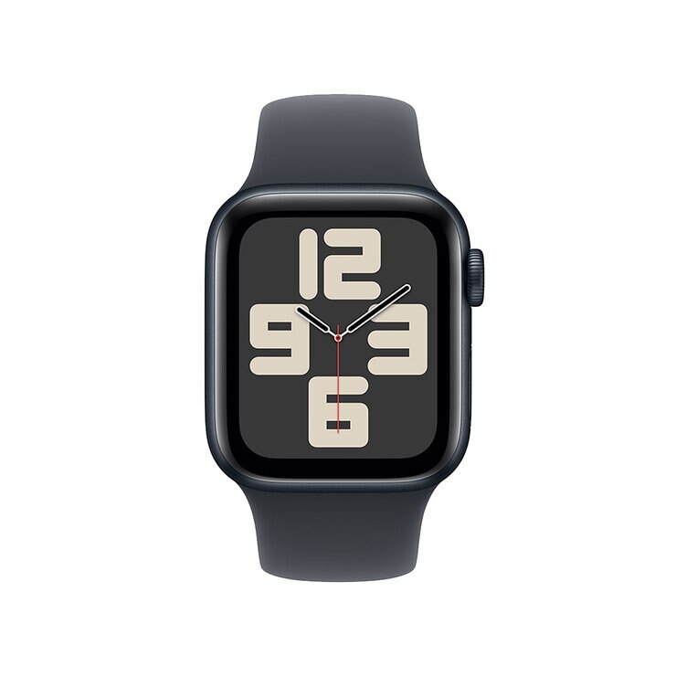 Apple Watch SE (GPS) Caja de aluminio medianoche 40mm con Correa deportiva medianoche S/M — Imagen 3 de 4