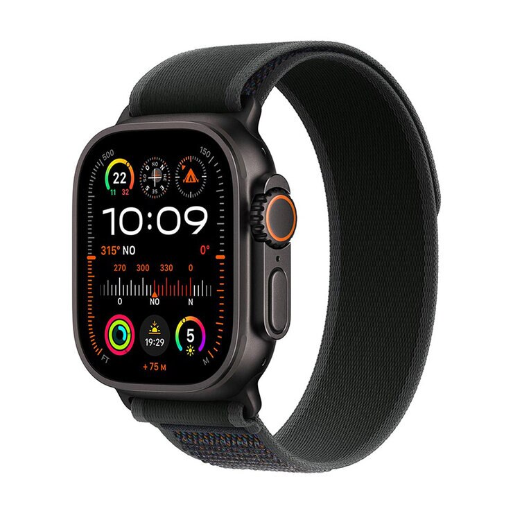 Apple Watch Ultra 2 (GPS + Cellular) Caja de titanio negro 49mm con Correa Loop Trail Negro M/L — Imagen 1 de 4