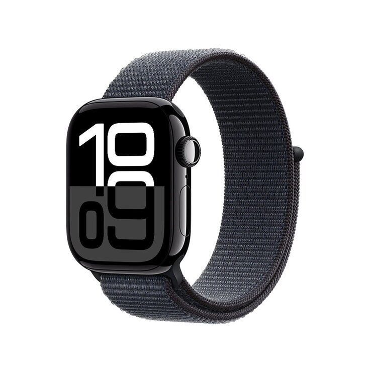 Apple Watch S10 (GPS) Caja de aluminio negro azabache 42mm con correa loop tinta — Imagen 1 de 4