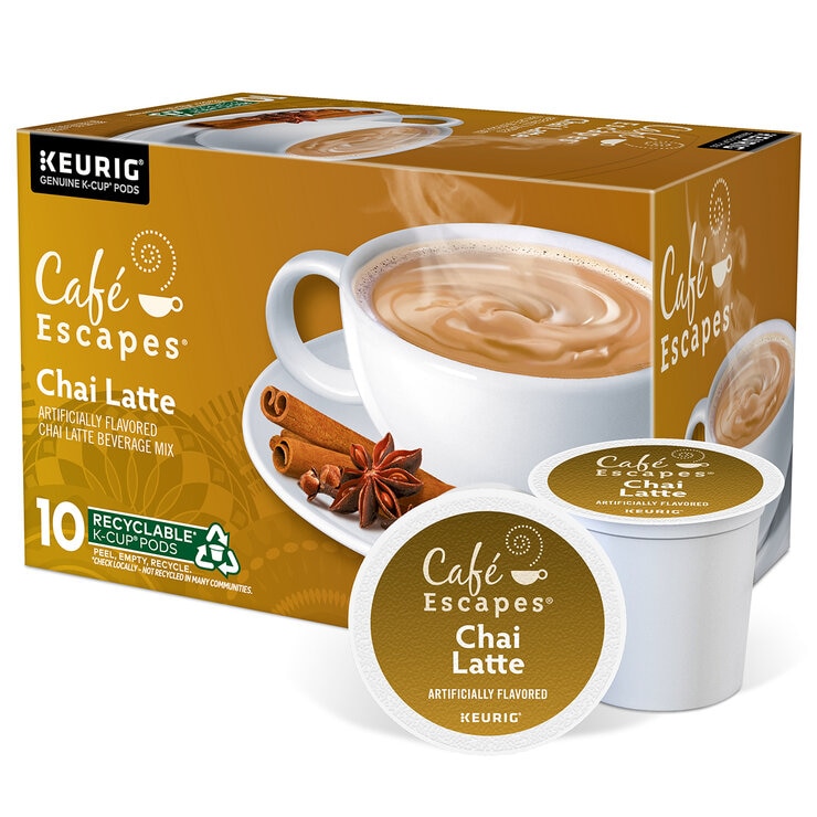 Keurig , Café Escapes Chai Latte ,  72 cápsulas de té K-Cup — Imagen 2 de 3
