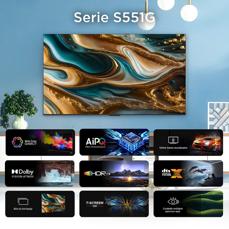 TCL Pantalla 65" 4K UHD Google TV — Imagen 2 de 4