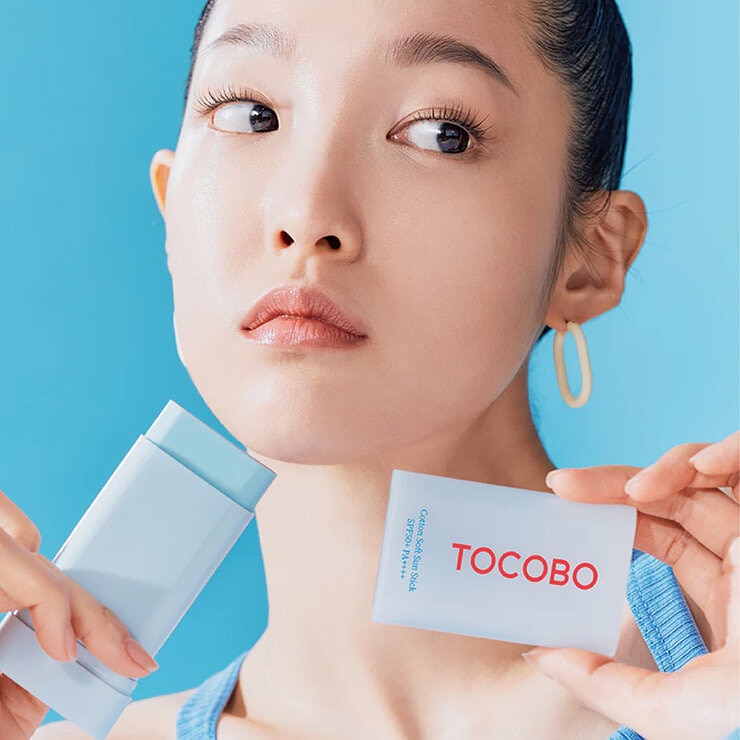  Tocobo Cotton Soft Sun Stick Protector Solar SPF50 + PA++++ 2 pzas — Imagen 2 de 4