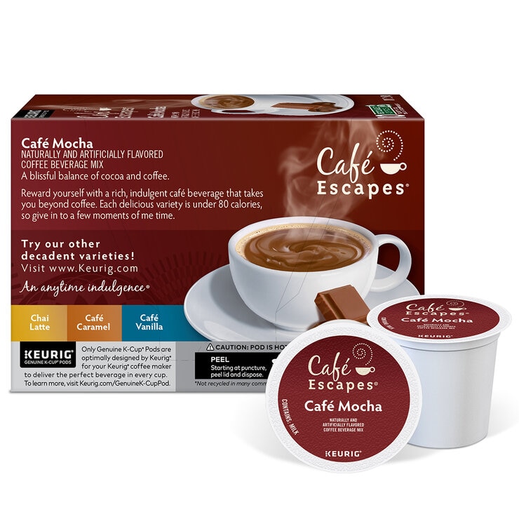 Keurig, Café Escapes Mocha, 72 cápsulas K-Cup — Imagen 4 de 4