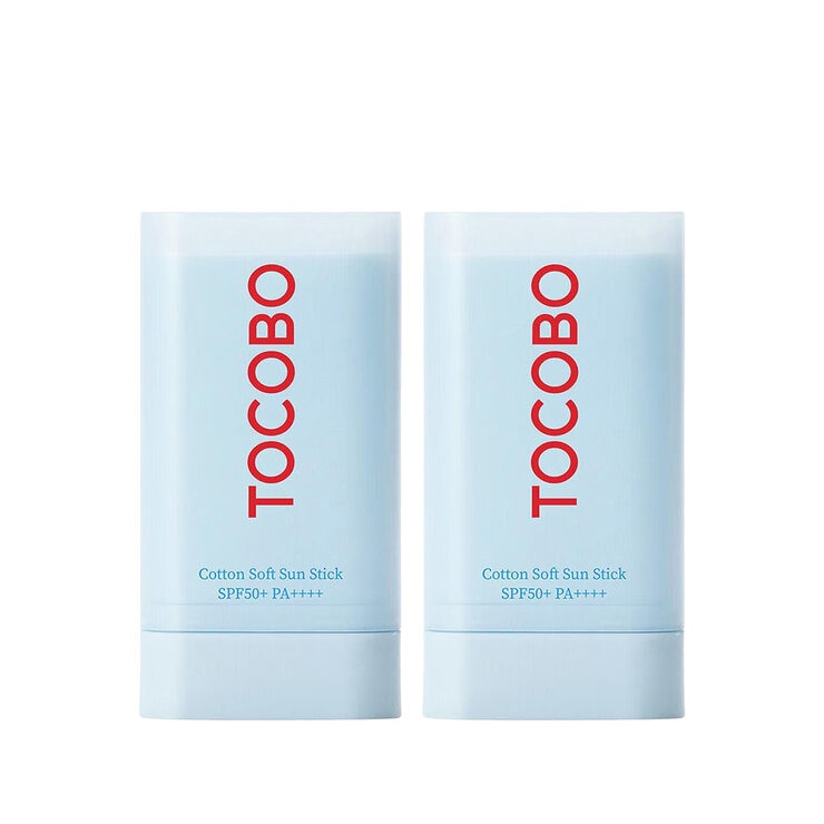  Tocobo Cotton Soft Sun Stick Protector Solar SPF50 + PA++++ 2 pzas — Imagen 1 de 4