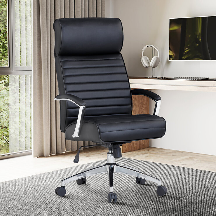 Sealy, Newton, Silla de Oficina, Color Negro — Imagen 1 de 4