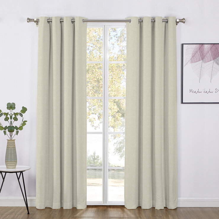 SUN + BLK Cortinas con Bloqueo Total de Luz 132 cm x 241 cm — Imagen 1 de 4
