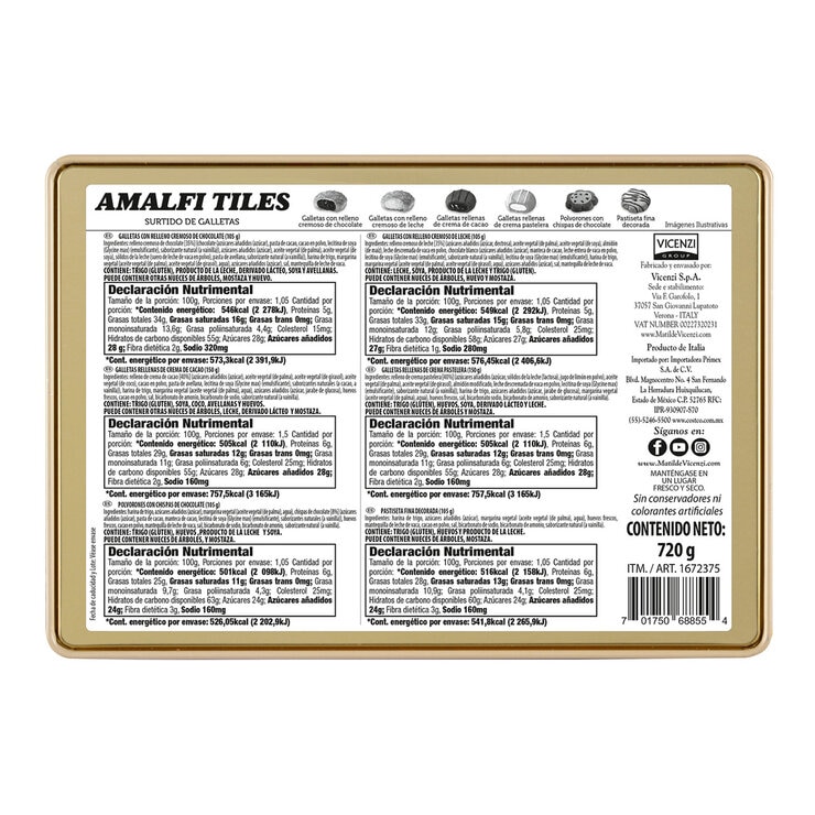Vicenzi Amalfi Tiles Surtido de Galletas 720 g — Imagen 3 de 3