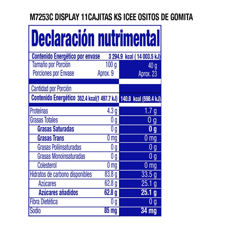 Icee Ositos de Gomita 935g — Imagen 3 de 3