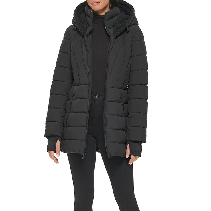 Kenneth Cole Chamarra larga para Dama Varias Tallas y Colores — Imagen 3 de 3