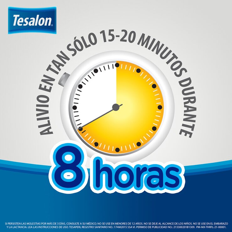 Tesalon Tesacof Adulto Bromhexina Sabor Cereza 2 Frascos de 160mg c/u — Imagen 2 de 4