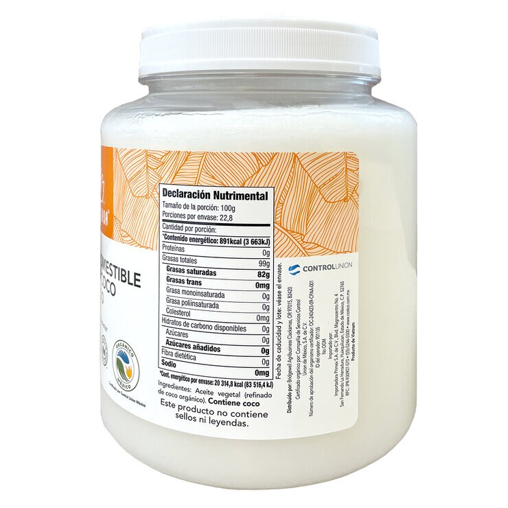 Prasada Aceite de Coco Orgánico 2.48 l — Imagen 3 de 3