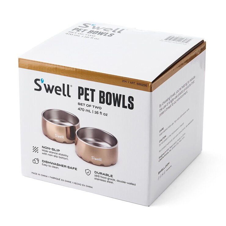 Swell Bowls para Mascotas 2 pzs — Imagen 1 de 2