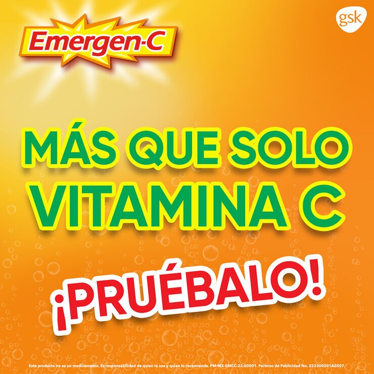 Emergenc con vitamina C, B y antioxidantes  3 cajas de 10 sobres  — Imagen 3 de 4