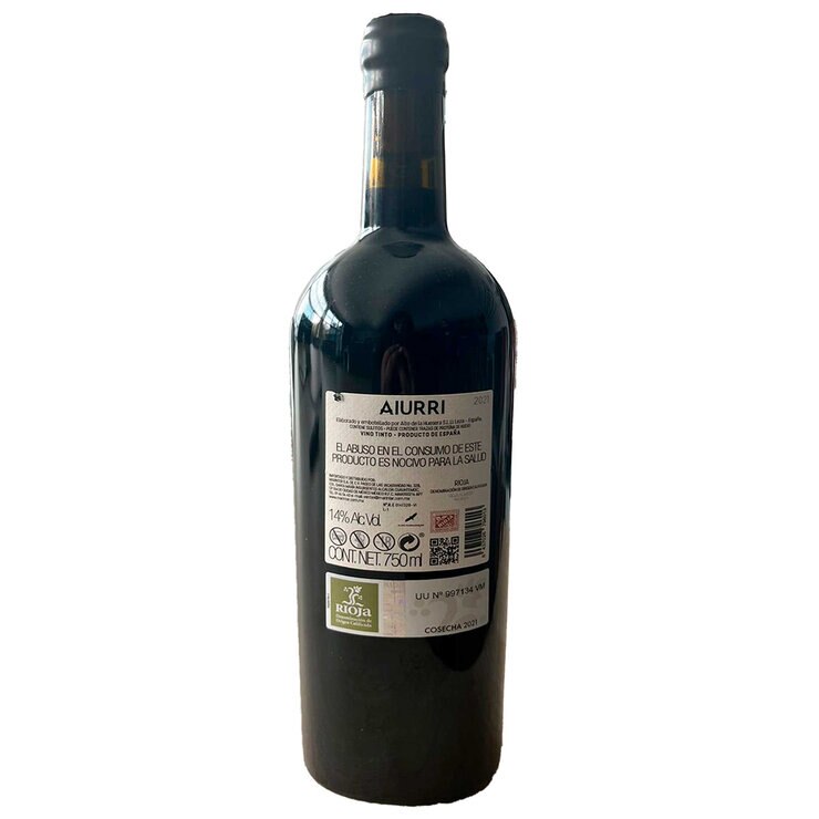 Vino Tinto Aiurri 21 de 750 ml — Imagen 2 de 2