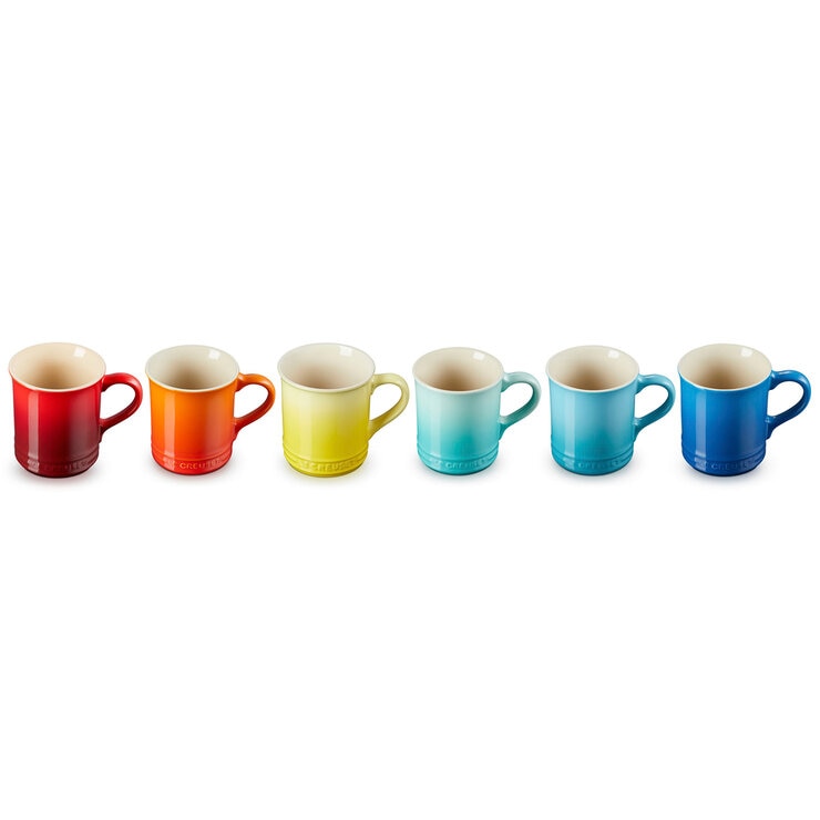 Le Creuset Set de 6 tazas Arcoiris — Imagen 3 de 4