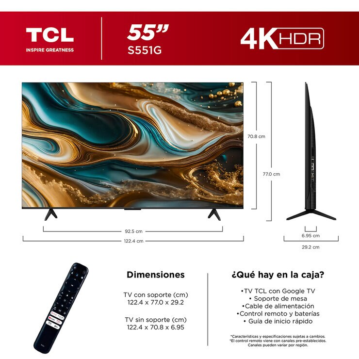 TCL Pantalla 55" UHD Smart TV — Imagen 4 de 4