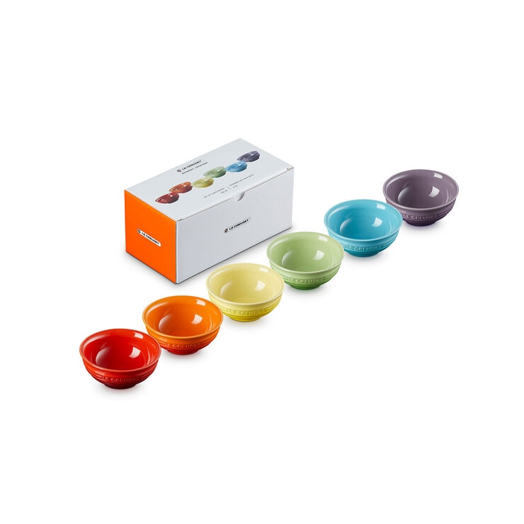 Le Creuset Set de 6 Mini Bowls Arcoiris — Imagen 3 de 4