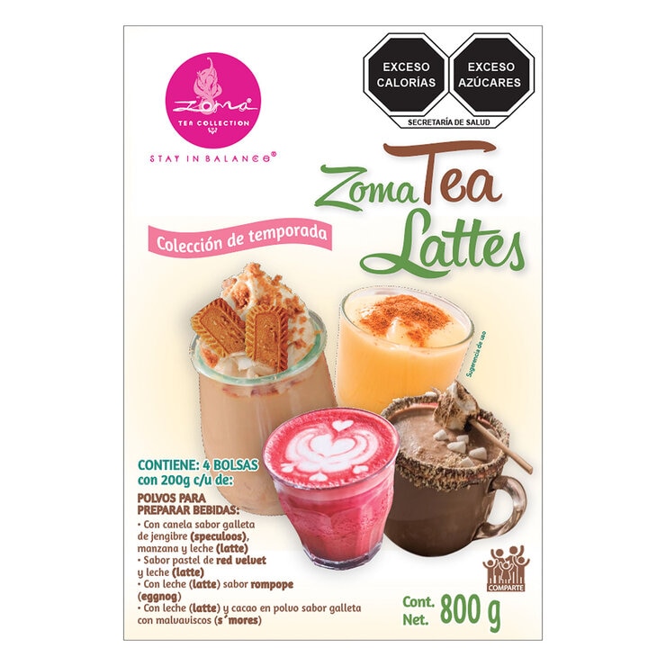 Zoma Tea Lattes de Sabores 800 g — Imagen 1 de 4