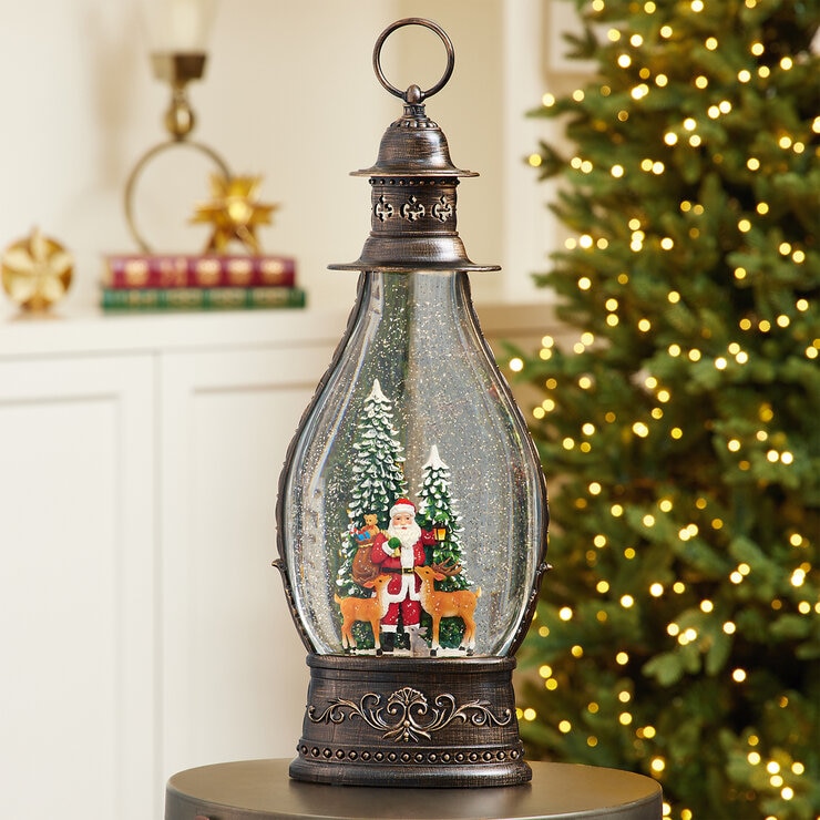 Linterna Navideña con Luz LED, Santa Claus  — Imagen 1 de 2