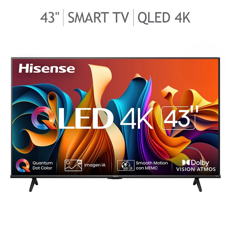 Hisense Pantalla 43"  QLED 4K Smart TV — Imagen 1 de 4