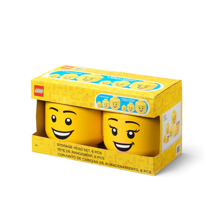 LEGO Set de Cabezas de Almacenamiento, 6 Piezas  — Imagen 1 de 4
