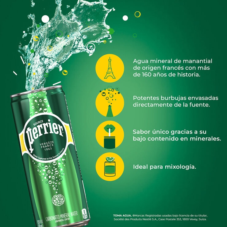 Perrier Agua Mineral Mix Pack 20 pzs de 330 ml — Imagen 4 de 4