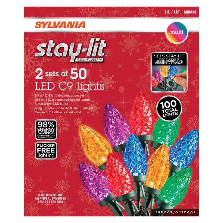 Serie Navideña de 50 Luces LED, 2 Juegos  — Imagen 3 de 4