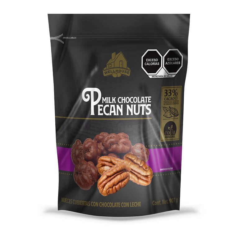 Wellhouse Nueces Cubiertas con Chocolate 907 g — Imagen 1 de 4