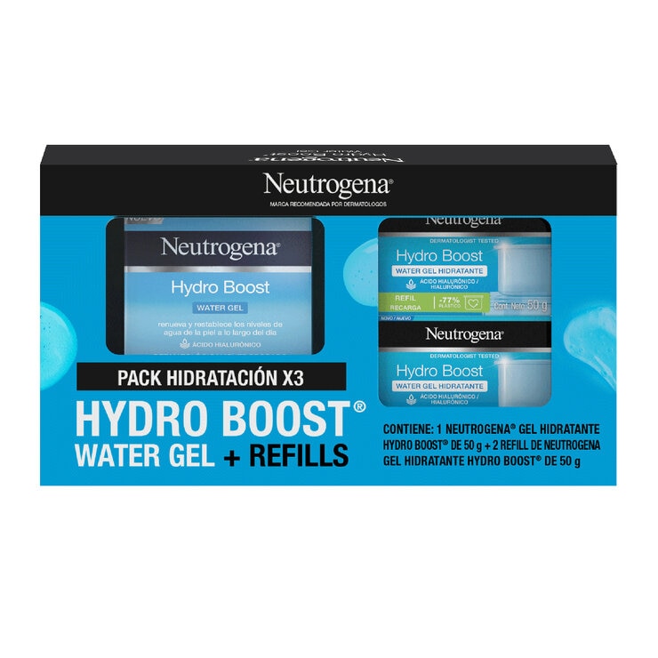 Neutrogena Hydroboost Crema Facial en Gel 50 gr + 2 refill de 50 gr — Imagen 1 de 4