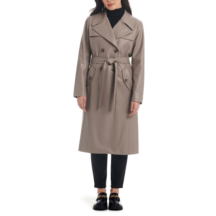 Vince Camuto Abrigo de piel sintética para Dama Varias Tallas y Colores — Imagen 1 de 2