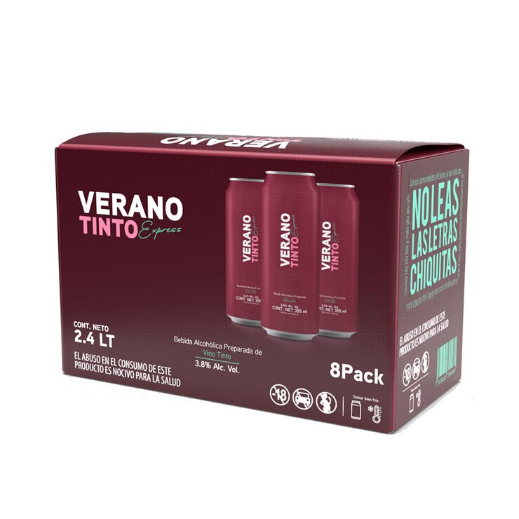 Verano Tinto Express 8/355 ml — Imagen 1 de 4