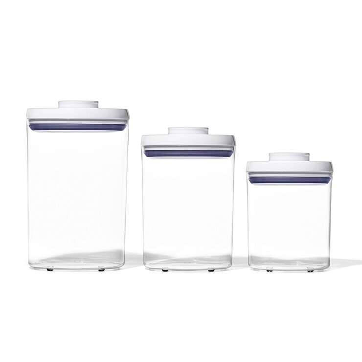OXO Juego de 3 Contenedores con Tapa — Imagen 3 de 4