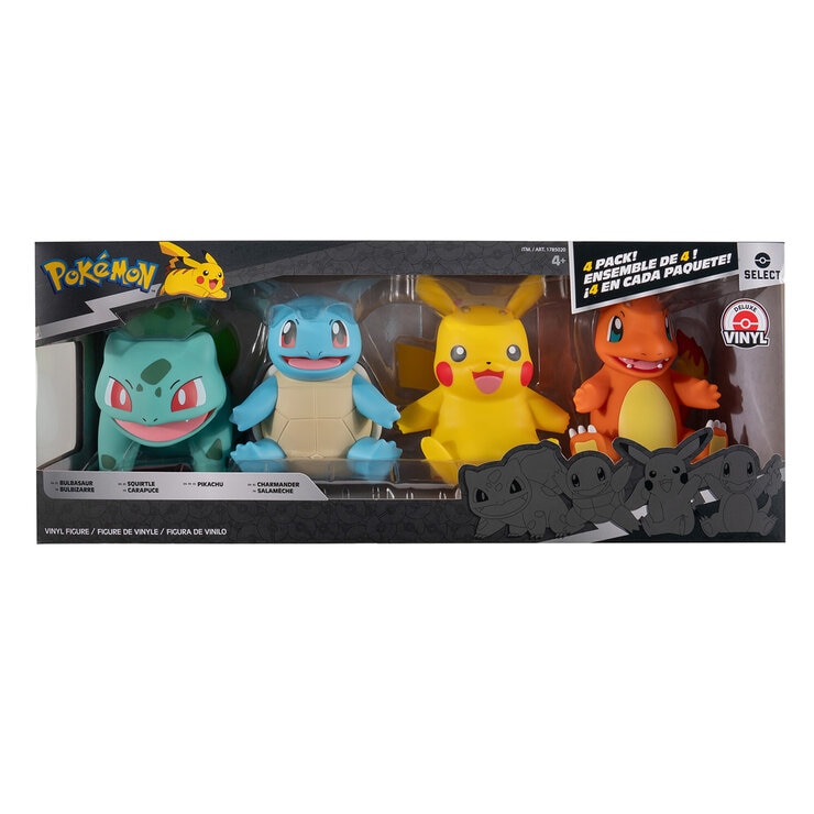 Set de 4 Figuras de Vinilo de Pókemon, 20 cm — Imagen 2 de 4
