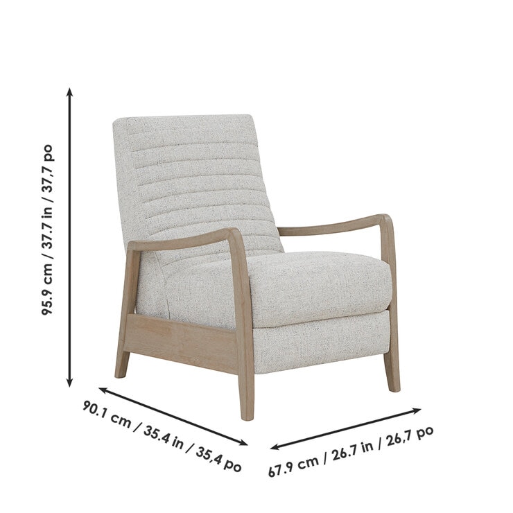 Synergy Home Furnishings, Sillón Reclinable de Tela — Imagen 3 de 4