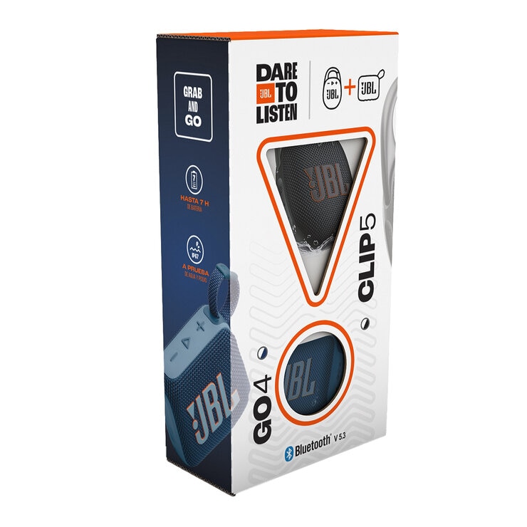 JBL Clip 5 + Go4 Bocinas Bluetooth — Imagen 4 de 4