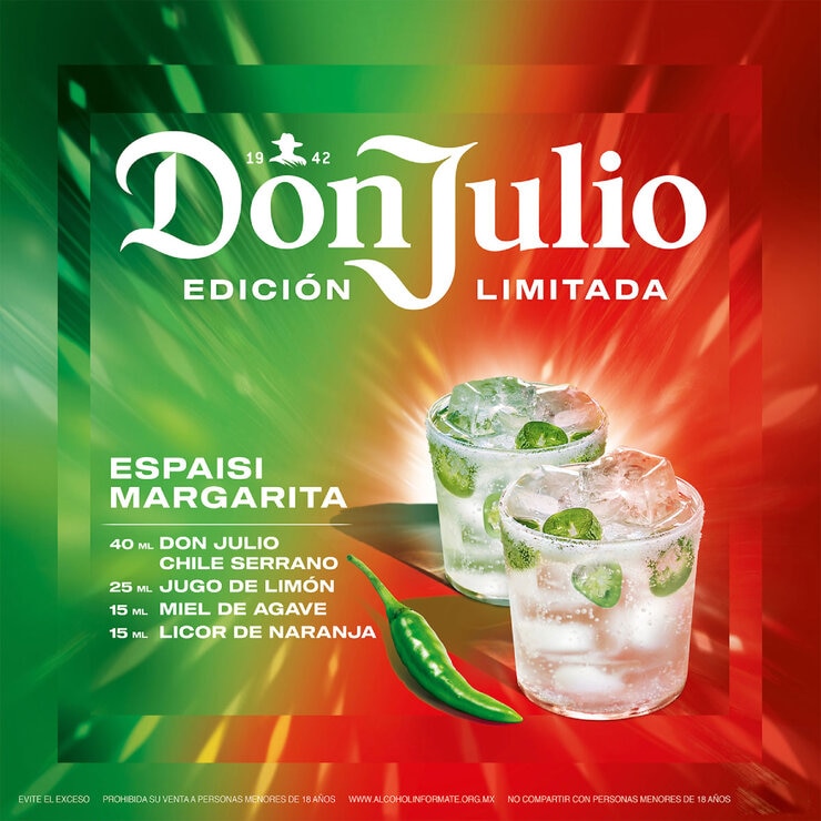 Tequila Don Julio Blanco Chile Serrano Edición Limitada 700 ml — Imagen 4 de 4
