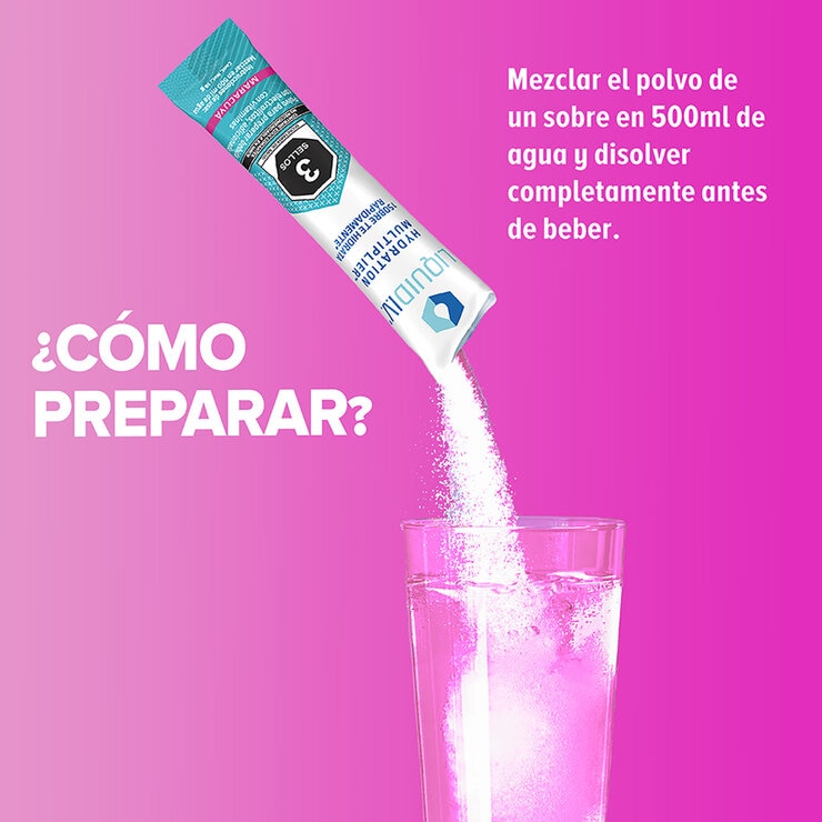 Liquid I.V. Electrolitos en Polvo sabor Maracuyá 30 pzas de 16 gr — Imagen 3 de 4