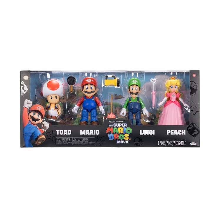 Juego de Figuras de Mario 4 Piezas  — Imagen 1 de 4