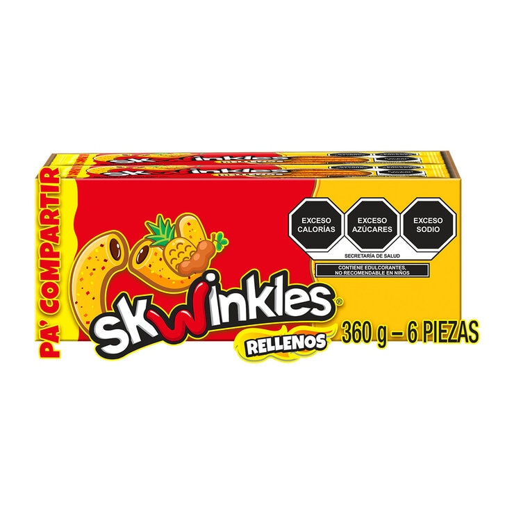 Skwinkles Rellenos Piña Tamarindo 6 pzas de 60g — Imagen 3 de 4