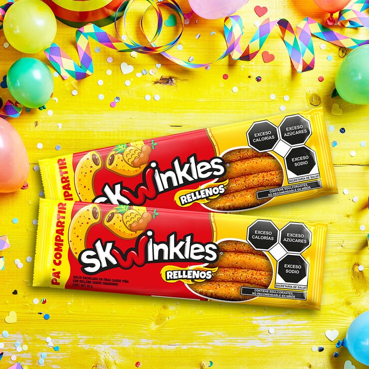 Skwinkles Rellenos Piña Tamarindo 6 pzas de 60g — Imagen 4 de 4