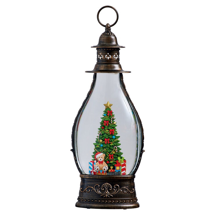 Linterna Navideña con Luz LED, Árbol de Navidad — Imagen 3 de 3