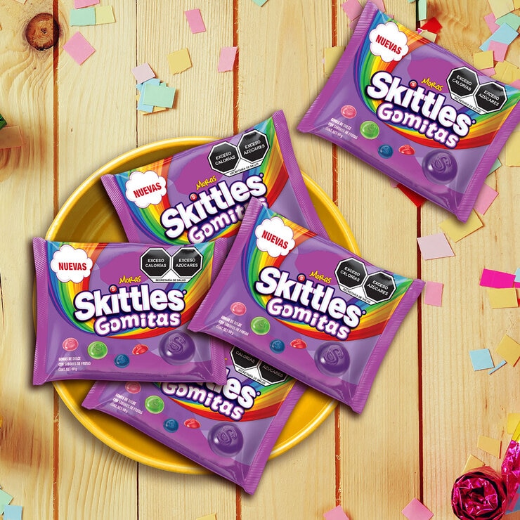 Skittles Gomitas de Dulce Sabor Moras 10 pzas de 50g — Imagen 4 de 4