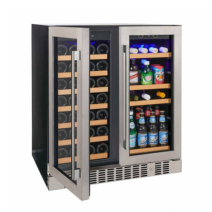 Wine Enthusiast Enfriador de bebidas y vinos Dual Zone — Imagen 2 de 4